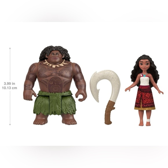 Mattel Disney Moana 2 Moana & Maui Ocean Adventures Small Doll Set - Picture 3 of 3